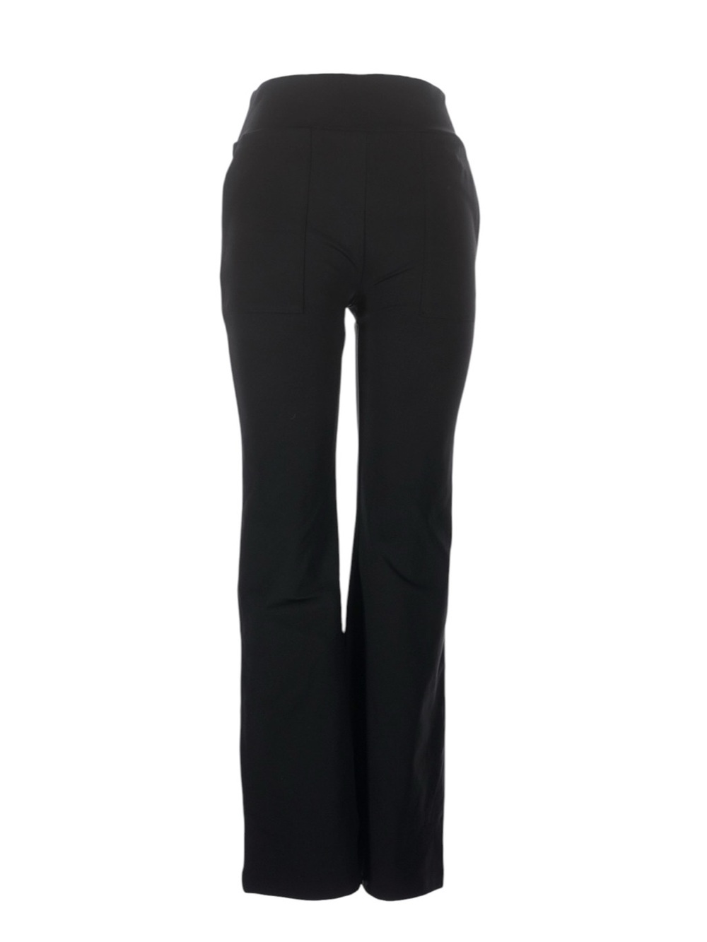 Lou & Grey Black Boot-Cut Ponte Pants Large Casual Athleisure Mom Outfit NWT